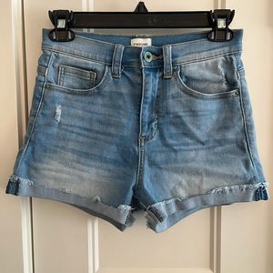 Sneak Peek Hi-Rise Denim Short